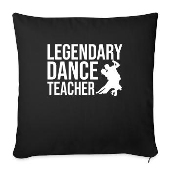 Danse Danse Danse - Housse de coussin décorative 45 x 45 cm - noir - Devant