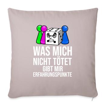 Brettspiel - Sofakissenbezug 45 x 45 cm - helles Taupe - Vorne