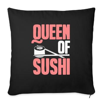 Sushi - Sofakissenbezug 45 x 45 cm - Schwarz - Vorne