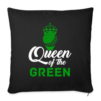 Golf Golfer Golfer Golfer Golf Course - Sofa pillowcase 17,3'' x 17,3'' (45 x 45 cm) - black - Front