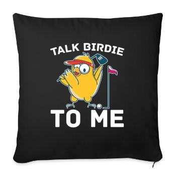 Golf Golfer Golfer Golfer Golf Course - Sofa pillowcase 17,3'' x 17,3'' (45 x 45 cm) - black - Front