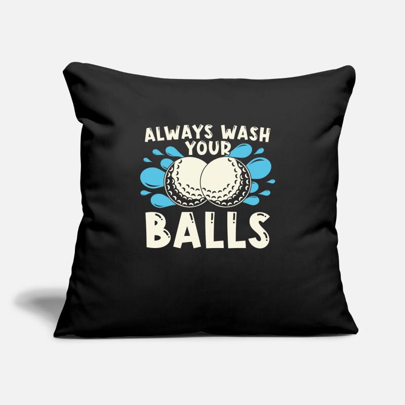 Golfeur Golf golf golf golf Housse de coussin décorative 45 x 45 cm