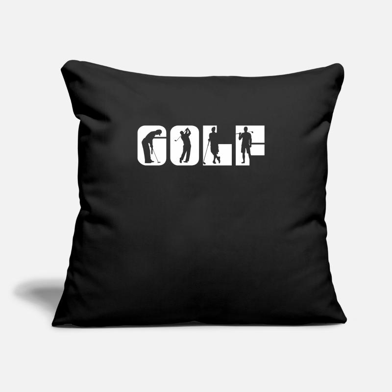 Golf Golfer Golfer Golfer Golf Course Sofa pillowcase 17,3'' x 17,3'' (45 x 45 cm)