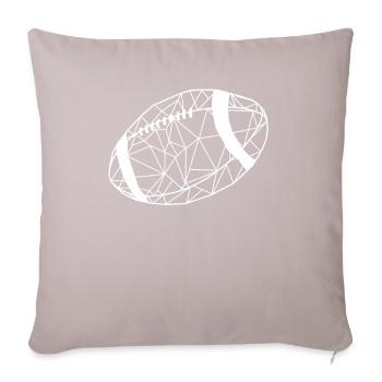 Rugby - Sofa pillowcase 17,3'' x 17,3'' (45 x 45 cm) - light taupe - Front