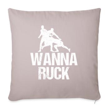 Rugby - Sofa pillowcase 17,3'' x 17,3'' (45 x 45 cm) - light taupe - Front
