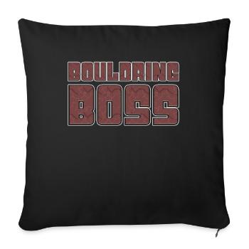 Bloc - Housse de coussin décorative 45 x 45 cm - noir - Devant
