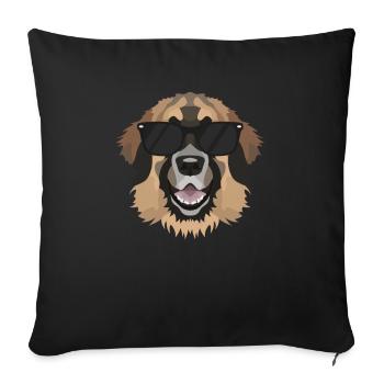 My Leonberger is the coolest - Sofa pillowcase 17,3'' x 17,3'' (45 x 45 cm) - black - Front