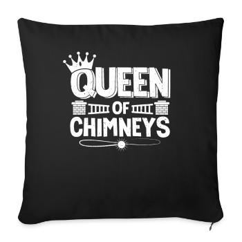 Schornsteinfeger Kaminkehrer Ramoneur - Housse de coussin décorative 45 x 45 cm - noir - Devant