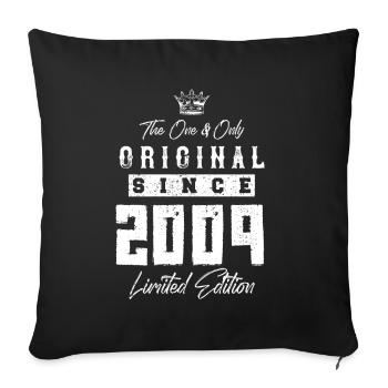 Édition limitée 2009 - Housse de coussin décorative 45 x 45 cm - noir - Devant