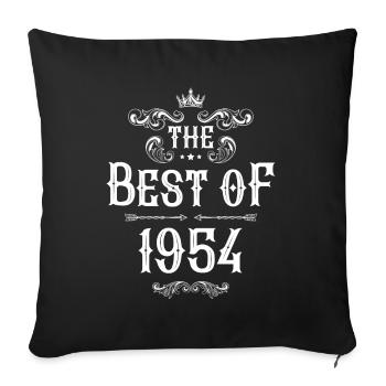 1954 best of - Sofa pillowcase 17,3'' x 17,3'' (45 x 45 cm) - black - Front
