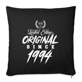 Édition limitée 1994 - Housse de coussin décorative 45 x 45 cm - noir - Devant