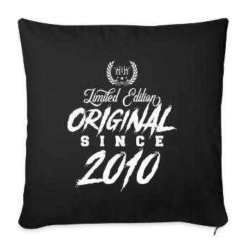 Édition limitée 2010 - Housse de coussin décorative 45 x 45 cm - noir - Devant