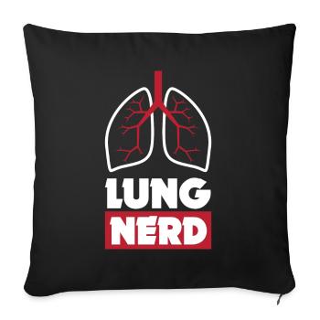 Funny Respiratory Therapist Respiratory Therapy - Sofa pillowcase 17,3'' x 17,3'' (45 x 45 cm) - black - Front