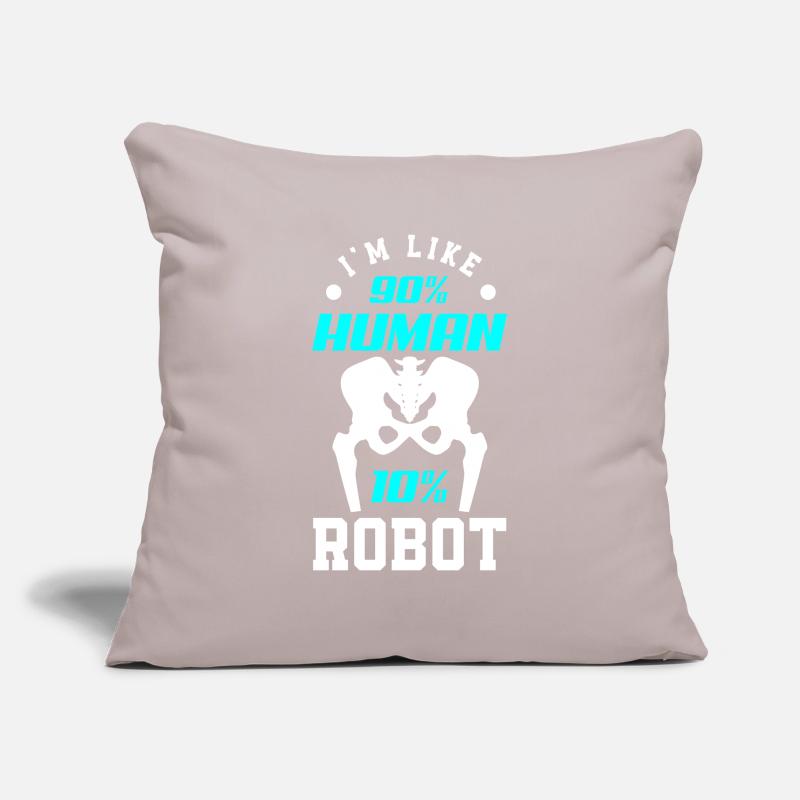 Artificial hip joint surgery hip prosthesis Sofa pillowcase 17,3'' x 17,3'' (45 x 45 cm)