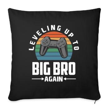 Je vais redevenir Big Brother Gamer Gaming - Housse de coussin décorative 45 x 45 cm - noir - Devant