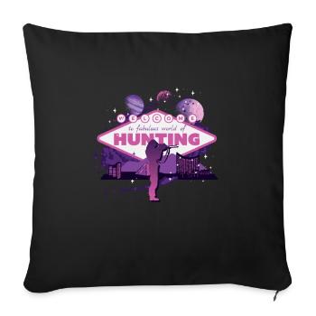 Huntress, Urban & Lifestyle - Sofa pillowcase 17,3'' x 17,3'' (45 x 45 cm) - black - Front