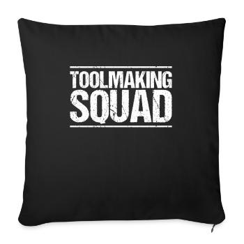 Tool Mechanic Toolmaker Tool & The Maker - Housse de coussin décorative 45 x 45 cm - noir - Devant