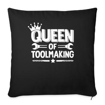 Tool Mechanic Toolmaker Tool & The Maker - Sofa pillowcase 17,3'' x 17,3'' (45 x 45 cm) - black - Front