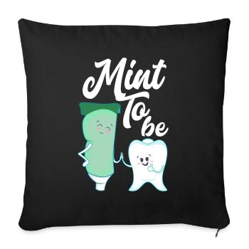 Dentist Dental Assistant Dental Assistant Gift - Sofa pillowcase 17,3'' x 17,3'' (45 x 45 cm) - black - Front
