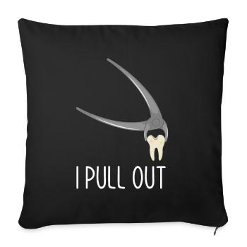 Dentist Dental Assistant Dental Assistant Gift - Sofa pillowcase 17,3'' x 17,3'' (45 x 45 cm) - black - Front