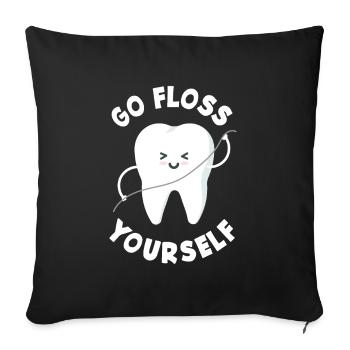 Dentist Dental Assistant Dental Assistant Gift - Sofa pillowcase 17,3'' x 17,3'' (45 x 45 cm) - black - Front