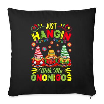 Mexican Dwarfs Cinco De Mayo Party - Sofa pillowcase 17,3'' x 17,3'' (45 x 45 cm) - black - Front