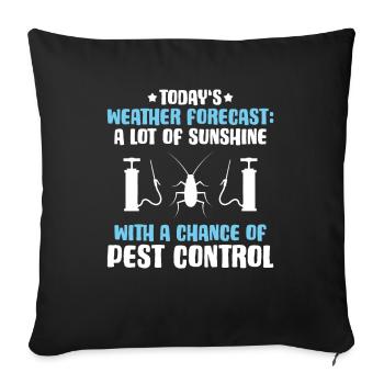 Exterminateur antiparasitaire Exterminateur - Housse de coussin décorative 45 x 45 cm - noir - Devant