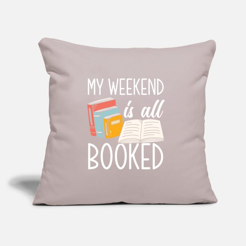 Bookworm Book Lover Librarian Gift Sofa pillowcase 17,3'' x 17,3'' (45 x 45 cm)