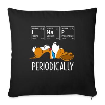 Drôle de cadeau Beagle - Housse de coussin décorative 45 x 45 cm - noir - Devant