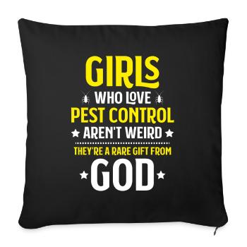 Exterminateur antiparasitaire Exterminateur - Housse de coussin décorative 45 x 45 cm - noir - Devant