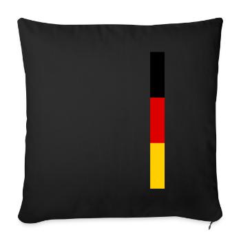 Germany Flag Germany German Flag German - Sofa pillowcase 17,3'' x 17,3'' (45 x 45 cm) - black - Front