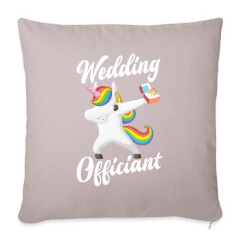 Registrar Registrar Registrar Wedding - Sofa pillowcase 17,3'' x 17,3'' (45 x 45 cm) - light taupe - Front