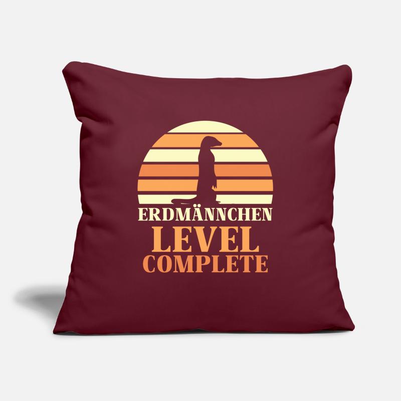 Erdmännchen Level Complete Sofakissenbezug 45 x 45 cm