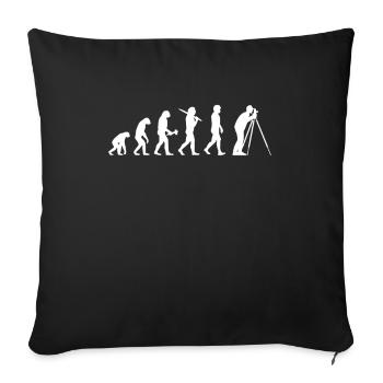 Vermessungstechniker Vermesser Land Surveyor - Sofa pillowcase 17,3'' x 17,3'' (45 x 45 cm) - black - Front