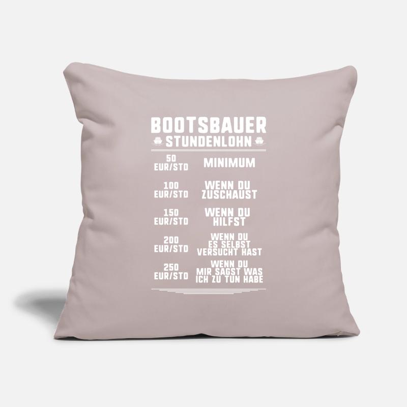 Bootsbauer Bootsbau Schiffbauer Schiffbau Boote Sofakissenbezug 45 x 45 cm