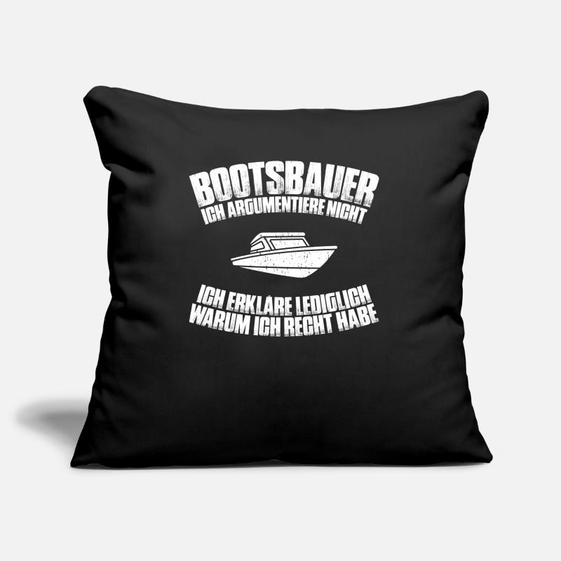 Bootsbauer Bootsbau Schiffbauer Schiffbau Boote Sofakissenbezug 45 x 45 cm
