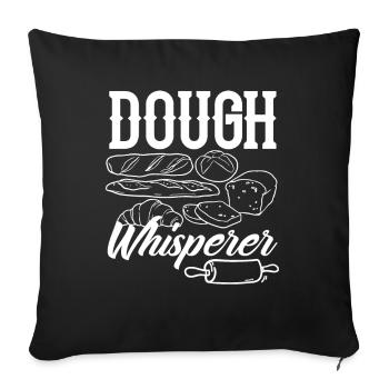 Funny Hobby Baker Gift - Sofa pillowcase 17,3'' x 17,3'' (45 x 45 cm) - black - Front