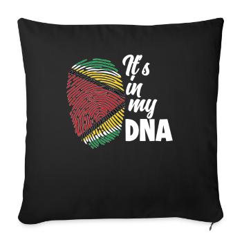 Guyanese Es Ist In Meiner DNA Guyana - Sofakissenbezug 45 x 45 cm - Schwarz - Vorne