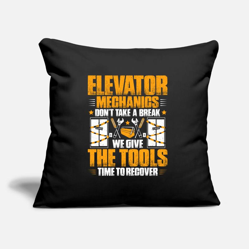 Elevator Fitter Elevator Mechanic Elevator Mechanic Sofa pillowcase 17,3'' x 17,3'' (45 x 45 cm)