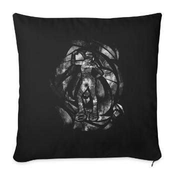 Grunge Jump Shoes Fitness - Sofa pillowcase 17,3'' x 17,3'' (45 x 45 cm) - black - Front