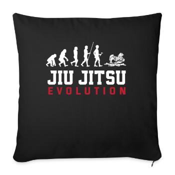 Jiu Jitsu Jiu Jitsu Jiu Jitsu - Sofakissenbezug 45 x 45 cm - Schwarz - Vorne