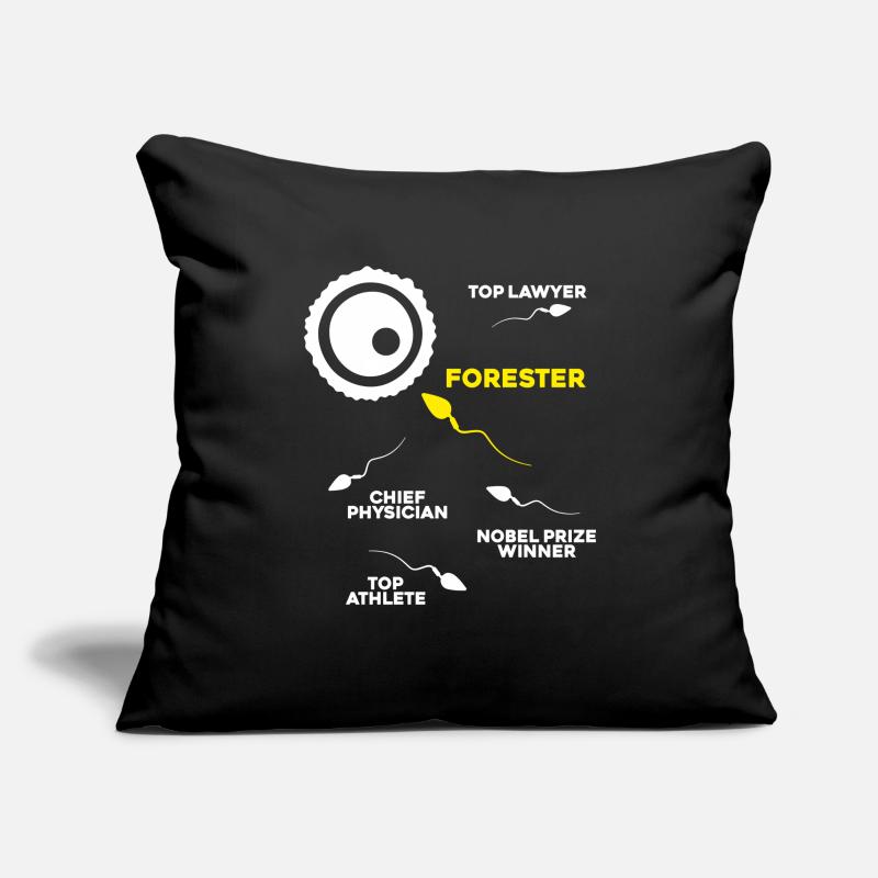 Forestier Forestier Forestier Forestier Ouvrier forestier Forêt Housse de coussin décorative 45 x 45 cm