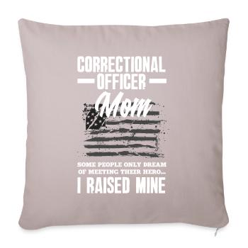 Prison guards Correctional officers - Sofa pillowcase 17,3'' x 17,3'' (45 x 45 cm) - light taupe - Front