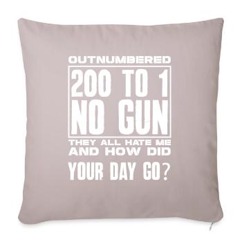 Prison guards Correctional officers - Sofa pillowcase 17,3'' x 17,3'' (45 x 45 cm) - light taupe - Front