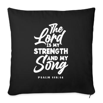 Jesus Christ Christ Religion Religious - Sofa pillowcase 17,3'' x 17,3'' (45 x 45 cm) - black - Front