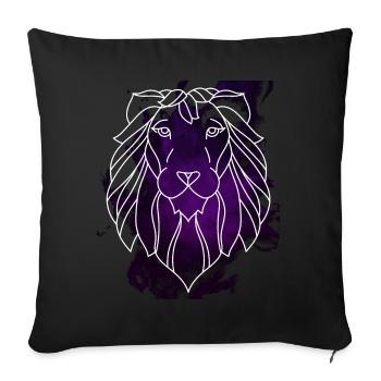 Le Roi Lion - Housse de coussin décorative 45 x 45 cm - noir - Devant