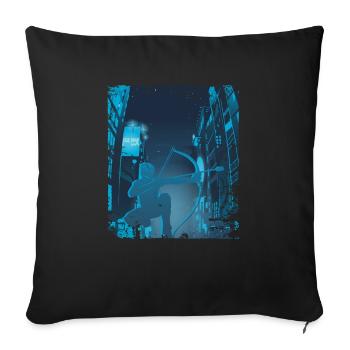 Arrowtag de la ville asiatique - Housse de coussin décorative 45 x 45 cm - noir - Devant