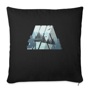 Arrowtag Tir à l’arc - Housse de coussin décorative 45 x 45 cm - noir - Devant