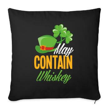 Irish Ireland St.Patrick's Day Gift - Sofa pillowcase 17,3'' x 17,3'' (45 x 45 cm) - black - Front