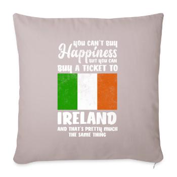 Irish Ireland St.Patrick's Day Gift - Sofa pillowcase 17,3'' x 17,3'' (45 x 45 cm) - light taupe - Front